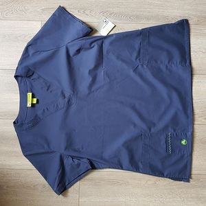 XL NWT Crocs Navy Scrub Top